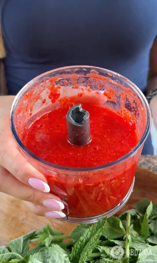 Клубничное пюре