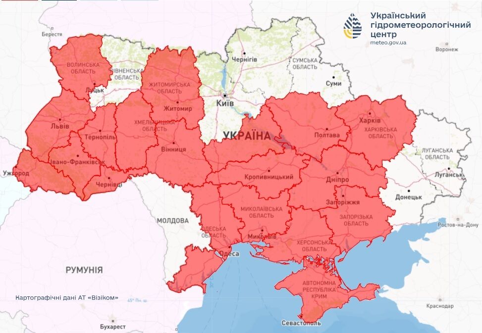 Спека до +36, але місцями грози: якою буде погода 7 липня. Карта