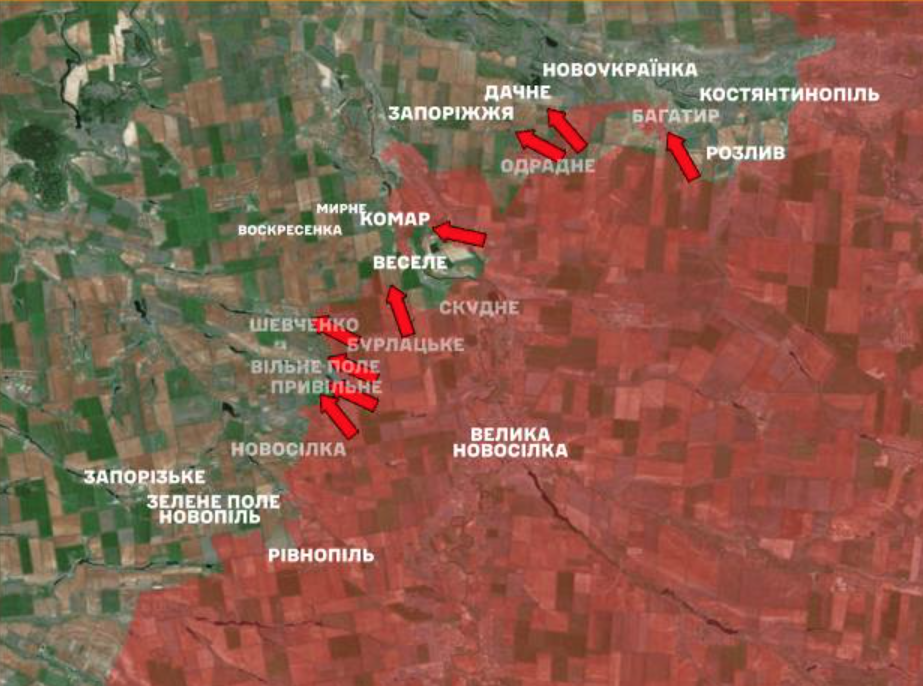 Оккупанты увеличили количество атак на Новопавловском направлении: в ВСУ рассказали о тактике врага