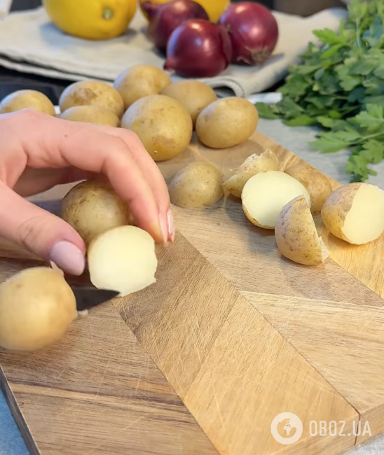 Вареный картофель