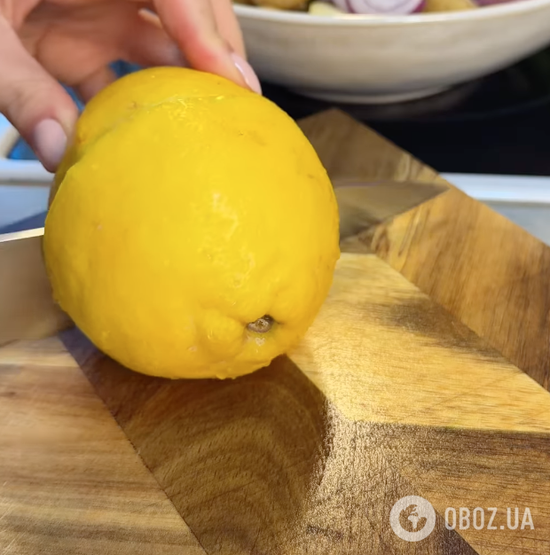 Лимон для соуса