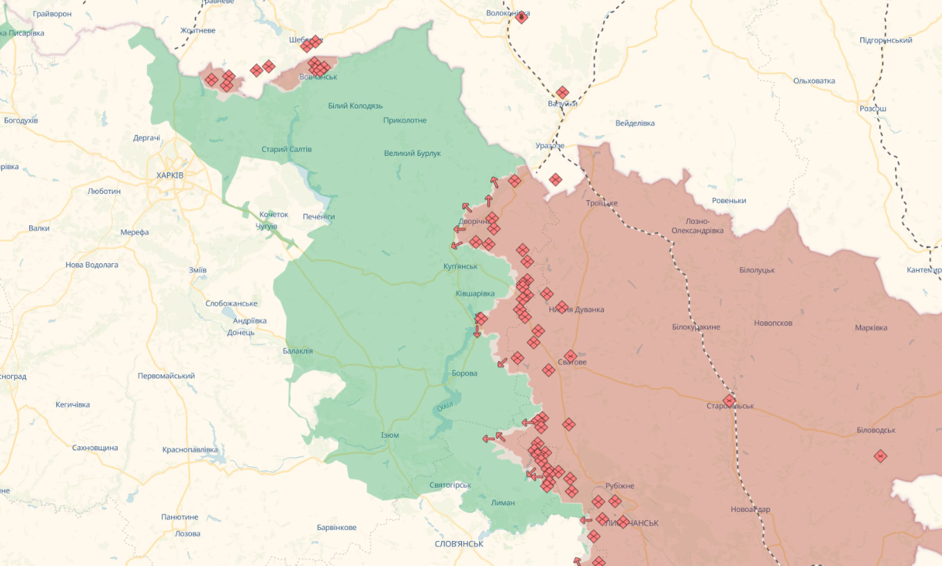 Мінус 26 окупантів і точки запуску БПЛА: артилеристи точно відпрацювали по опорних пунктах ворога під Вовчанськом. Відео