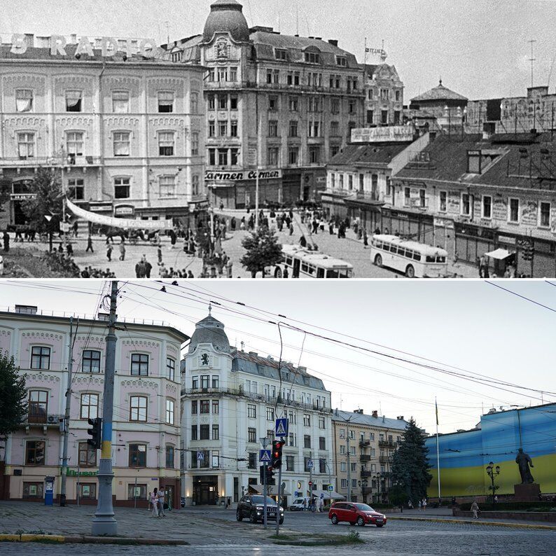 Исторические фото Черновцов сравнили с современностью: как изменился город за 80 лет