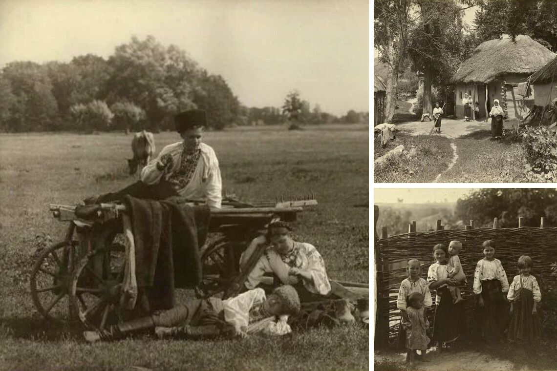 Женщины в вышитых рубашках, бандурист и ярмарки: исторические фото Полтавщины начала 1900-х годов