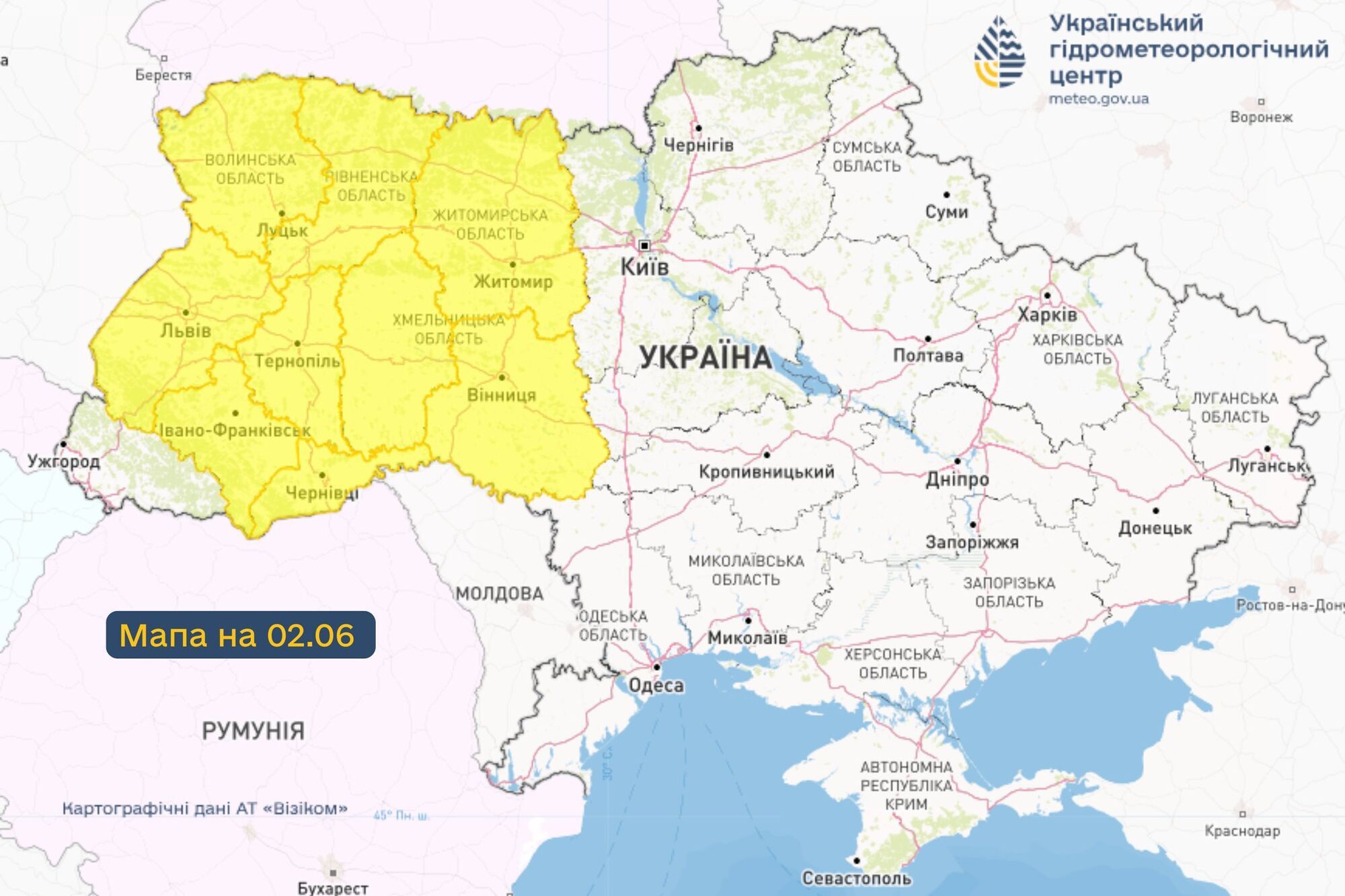 Подекуди град та шквали вітру: синоптики дали прогноз погоди на вівторок, 3 червня