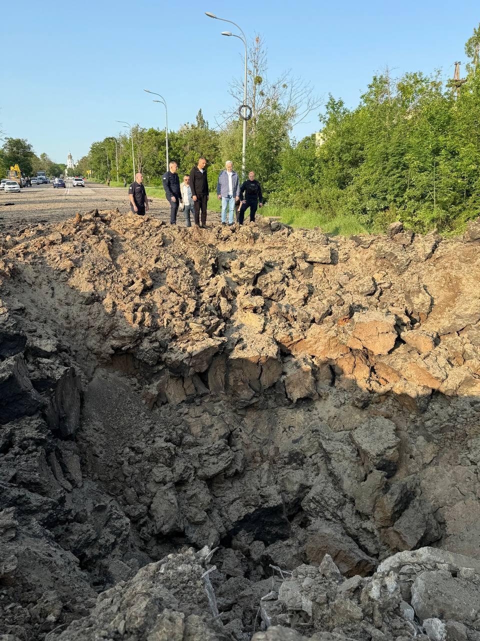 Попадание баллистики по Харькову