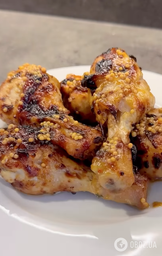 Запеченные куриные голени