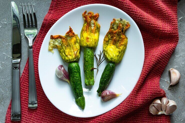 Как вкусно приготовить цветки кабачка