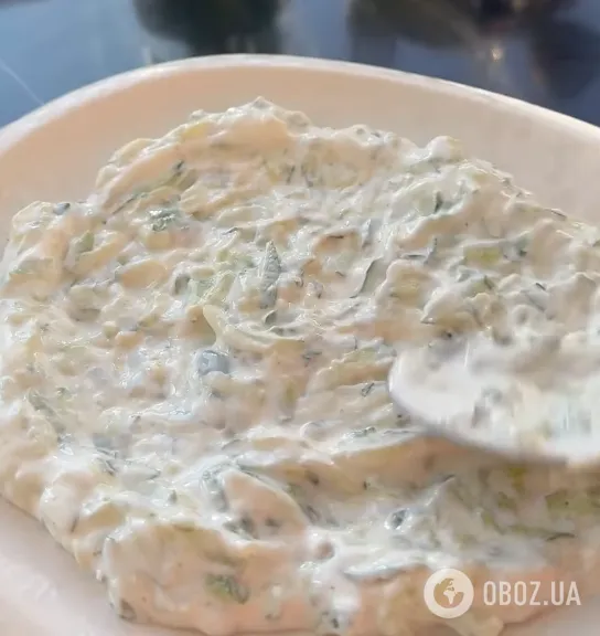 Соус из йогурта