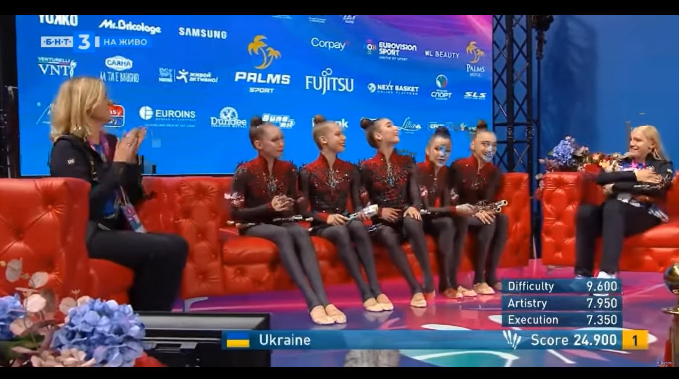 Україна вперше в історії виграла чемпіонат світу з художньої гімнастики. Відео