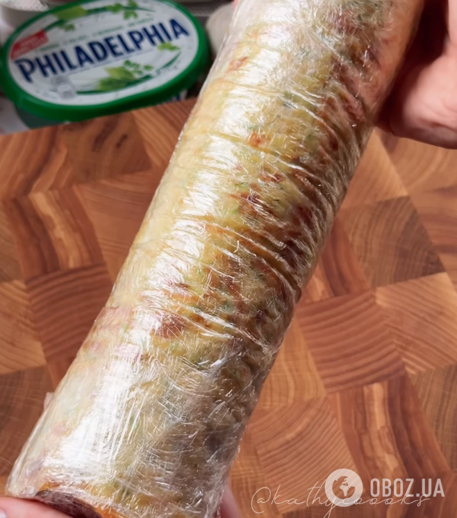 Рулет из кабачка