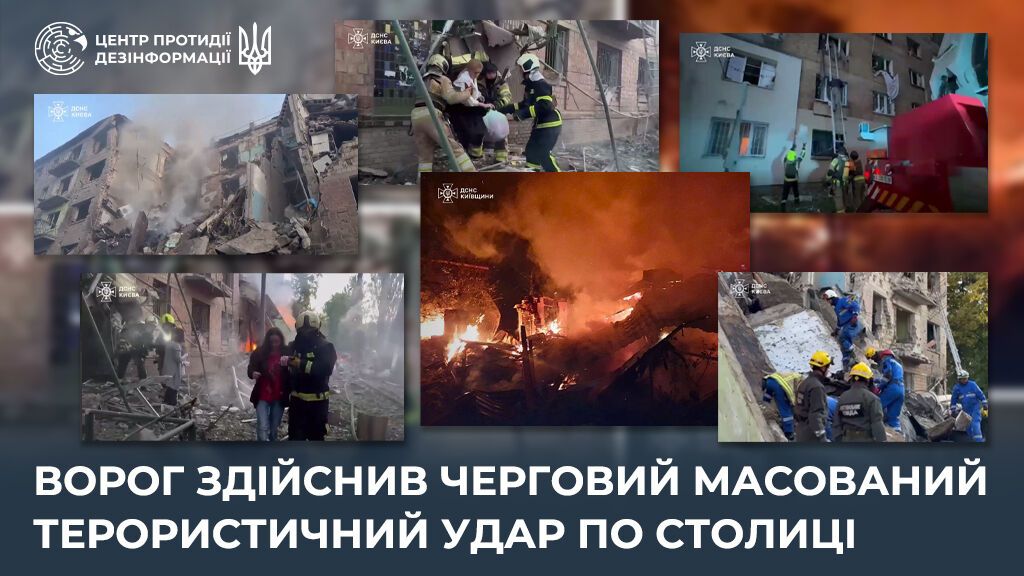 Удари РФ по Києву та області