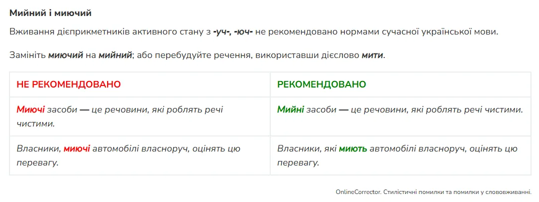 Как сказать на украинском ''моющее средство'': ошибаются почти все
