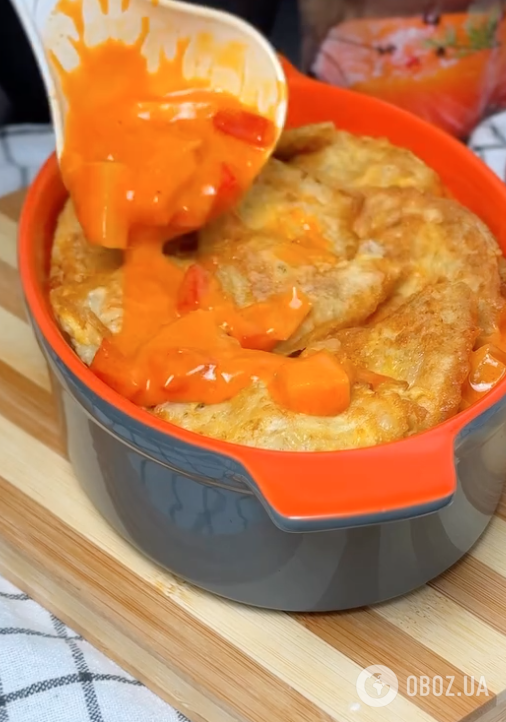 Запеченный хек