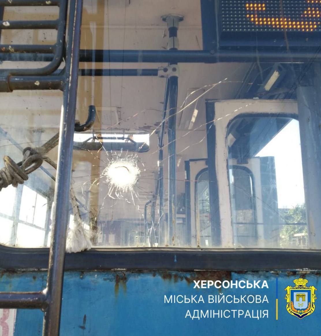 Обстрел Херсона