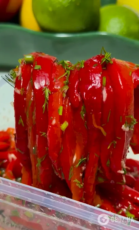 Смачна закуска з маринованого болгарського перцю: рецепт на кожен день і для святкового столу