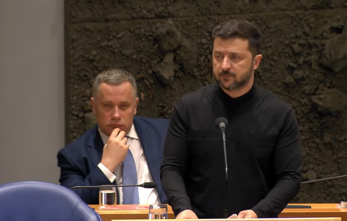 "Дані розвідки свідчать, що Росія планує ворожі дії проти НАТО": Зеленський звернувся до парламенту Нідерландів. Відео