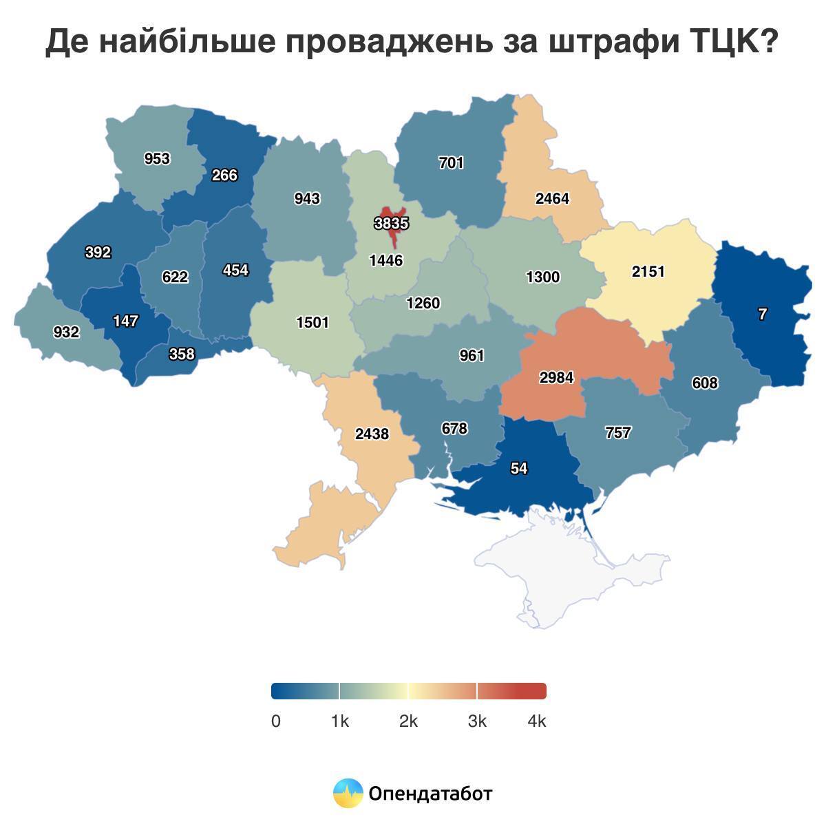 Названы регионы, которые оказались в лидерах по штрафам ТЦК для военнообязанных