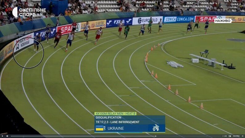 Збірну України дискваліфікували на чемпіонаті Європи з легкої атлетики