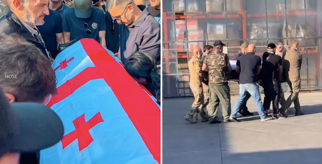 В Грузии погибшего воина, который воевал в Украине против РФ, впервые не встретил почетный караул – СМИ