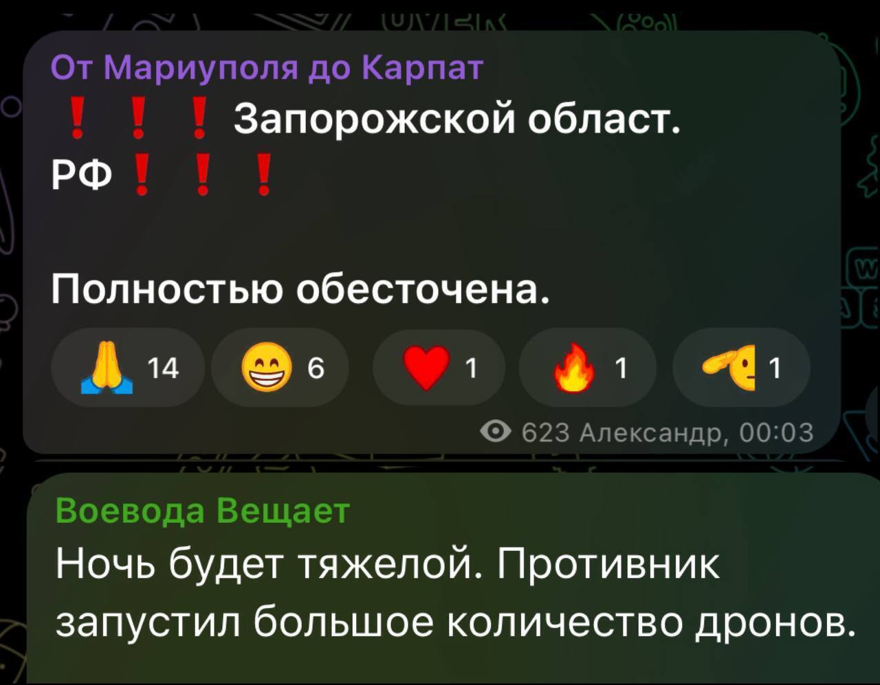 Уся окупована частина Запорізької і Херсонської областей залишилася без світла: що трапилось. Фото