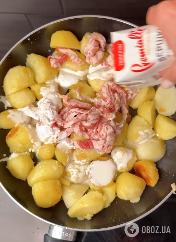 Картофель со сливками