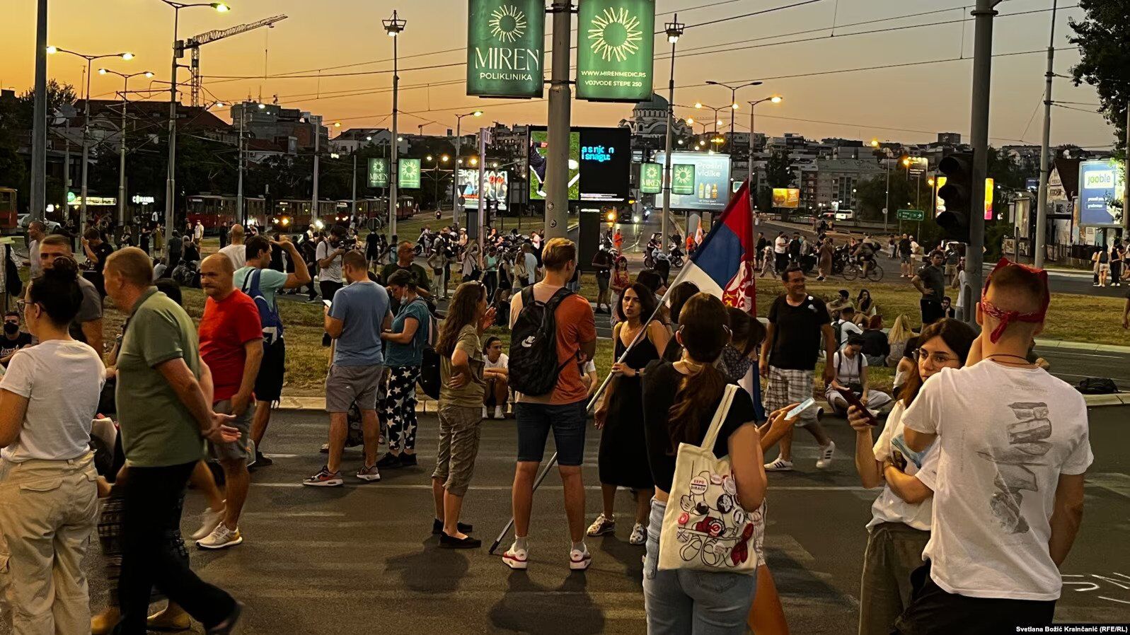 Протест в Белграде