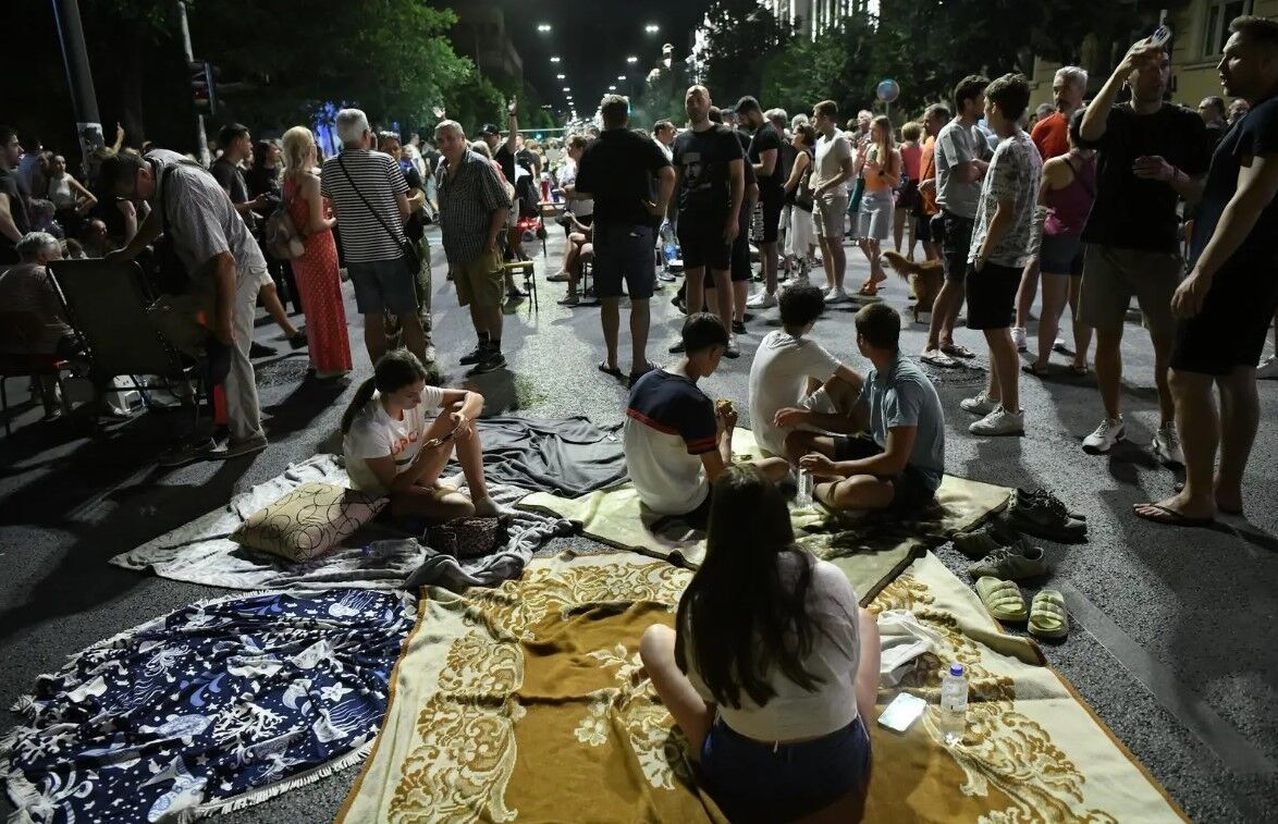 Протест в Белграде