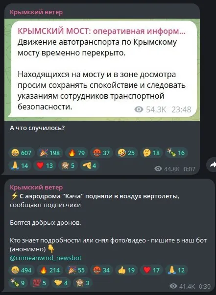 Крымский ветер Телеграм