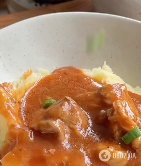 Подлива к пюре