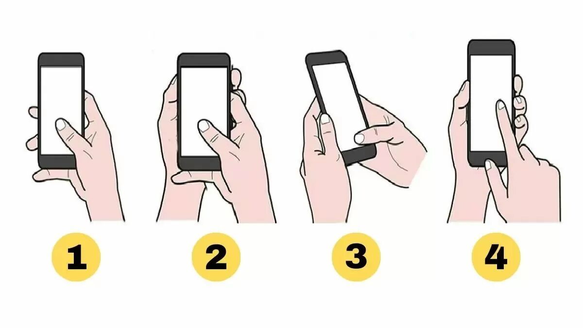 Как вы держите телефон? Простой личностный тест покажет скрытые черты характера
