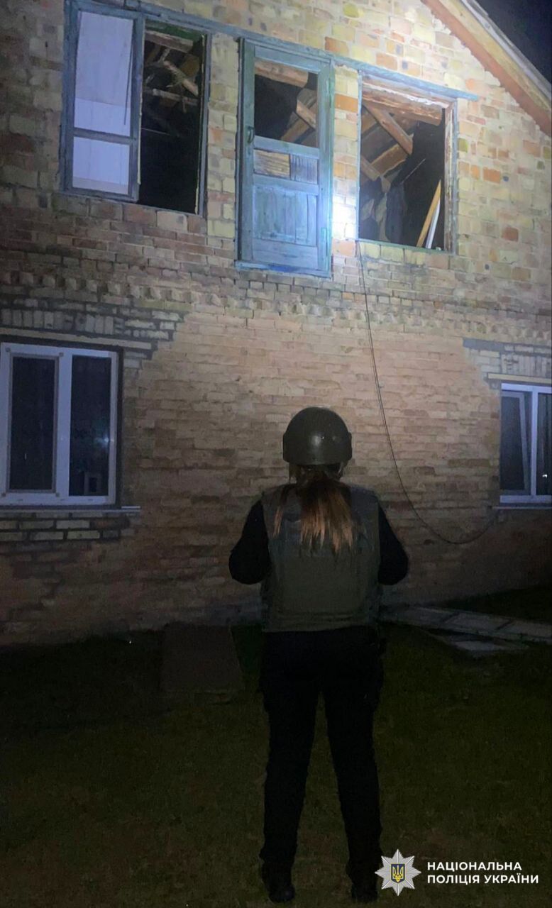 Є пошкодження: у поліції розповіли про наслідки чергової атаки РФ на Київщину. Подробиці та фото