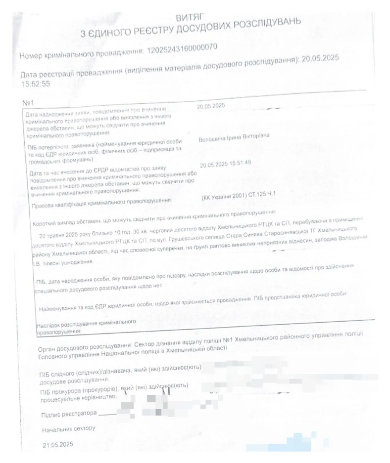 "Вытолкали из помещения": адвокат пожаловалась на угрозы оружием и телесные повреждения со стороны работников ТЦК