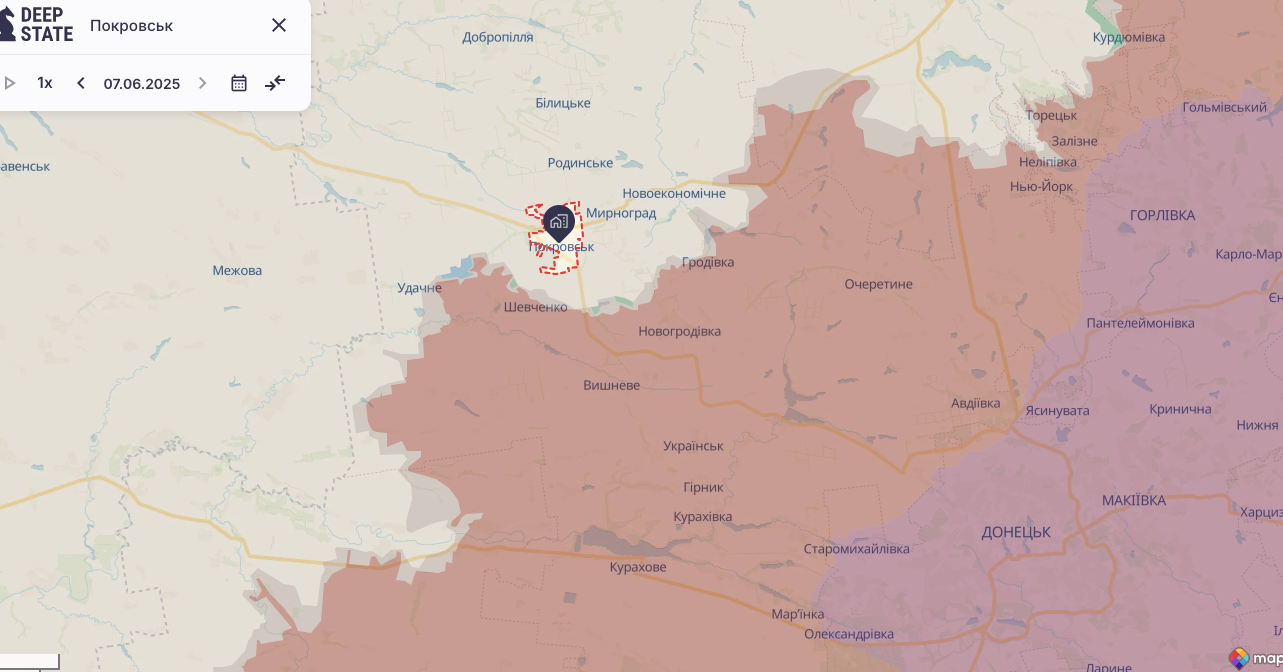 Ворог кидає основні сили на захоплення Покровська: військовий розповів про ситуацію. Карта