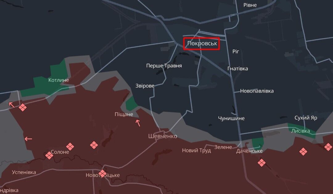 Покровск карта