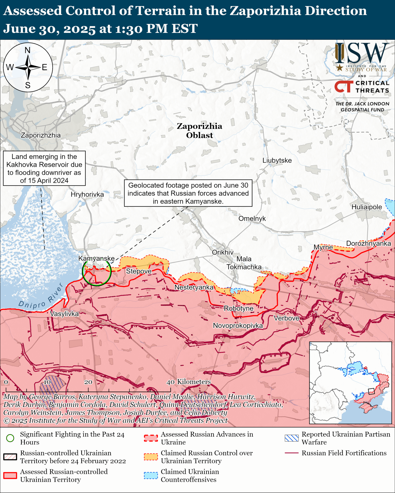 Окупанти просунулися на кількох напрямах фронту:  в ISW оцінили, де найскладніша ситуація. Карта