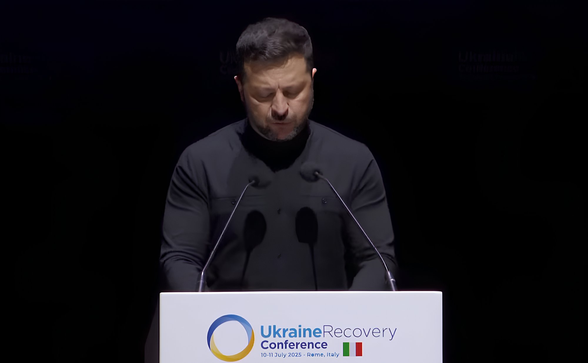"Это чистый терроризм": Зеленский на Конференции по восстановлению Украины в Риме рассказал, чего добивается Путин. Видео