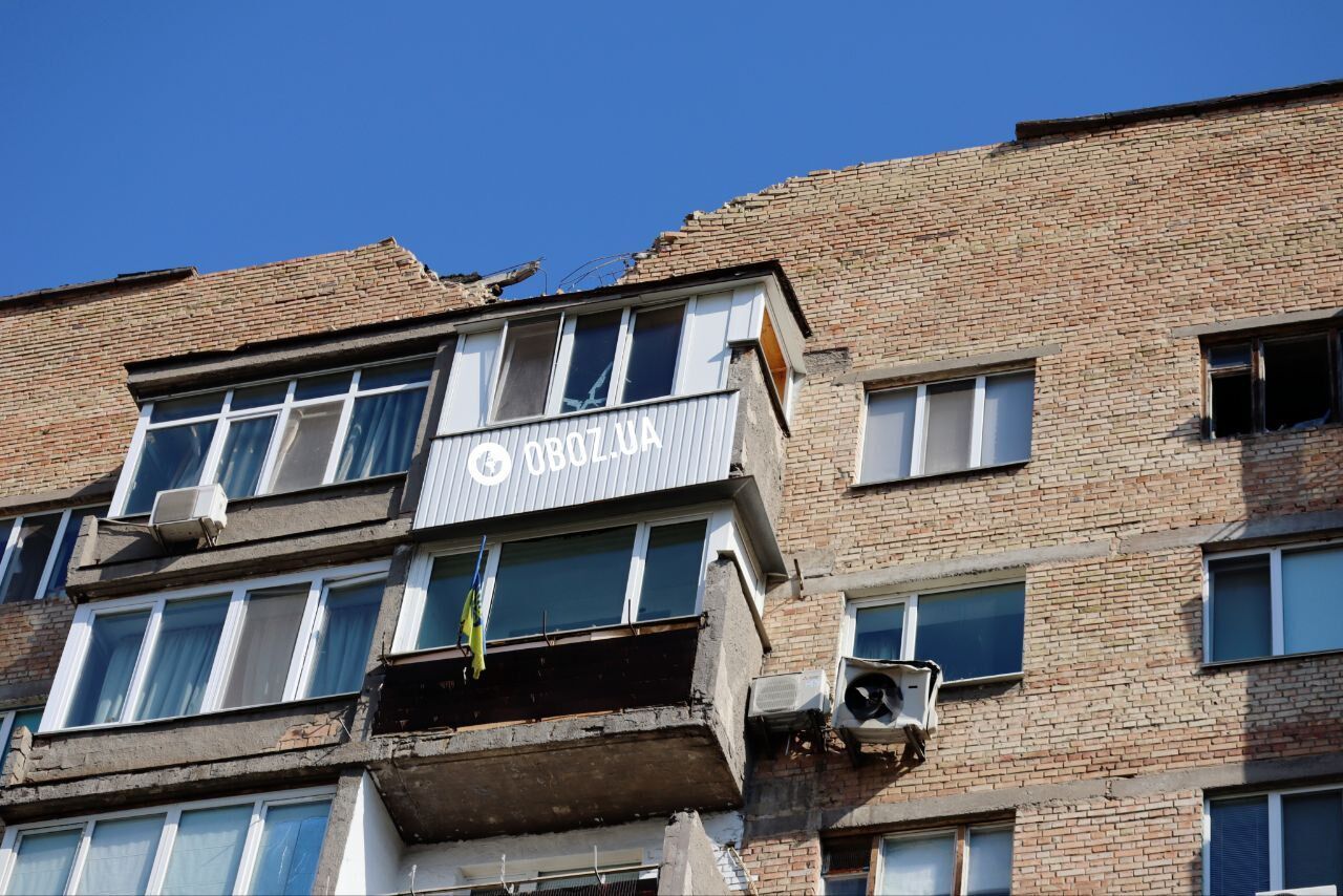 Повреждены дома и уничтожены квартиры: последствия обстрела в Шевченковском районе Киева. Подробности, фото и видео