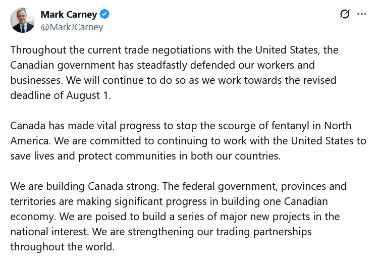 Ответ премьер-министра Канады Трампу