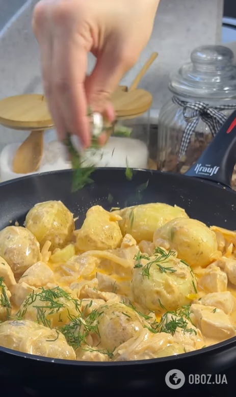 Молодой картофель по-новому: как вкусно приготовить овощ с курицей, сметаной и укропом