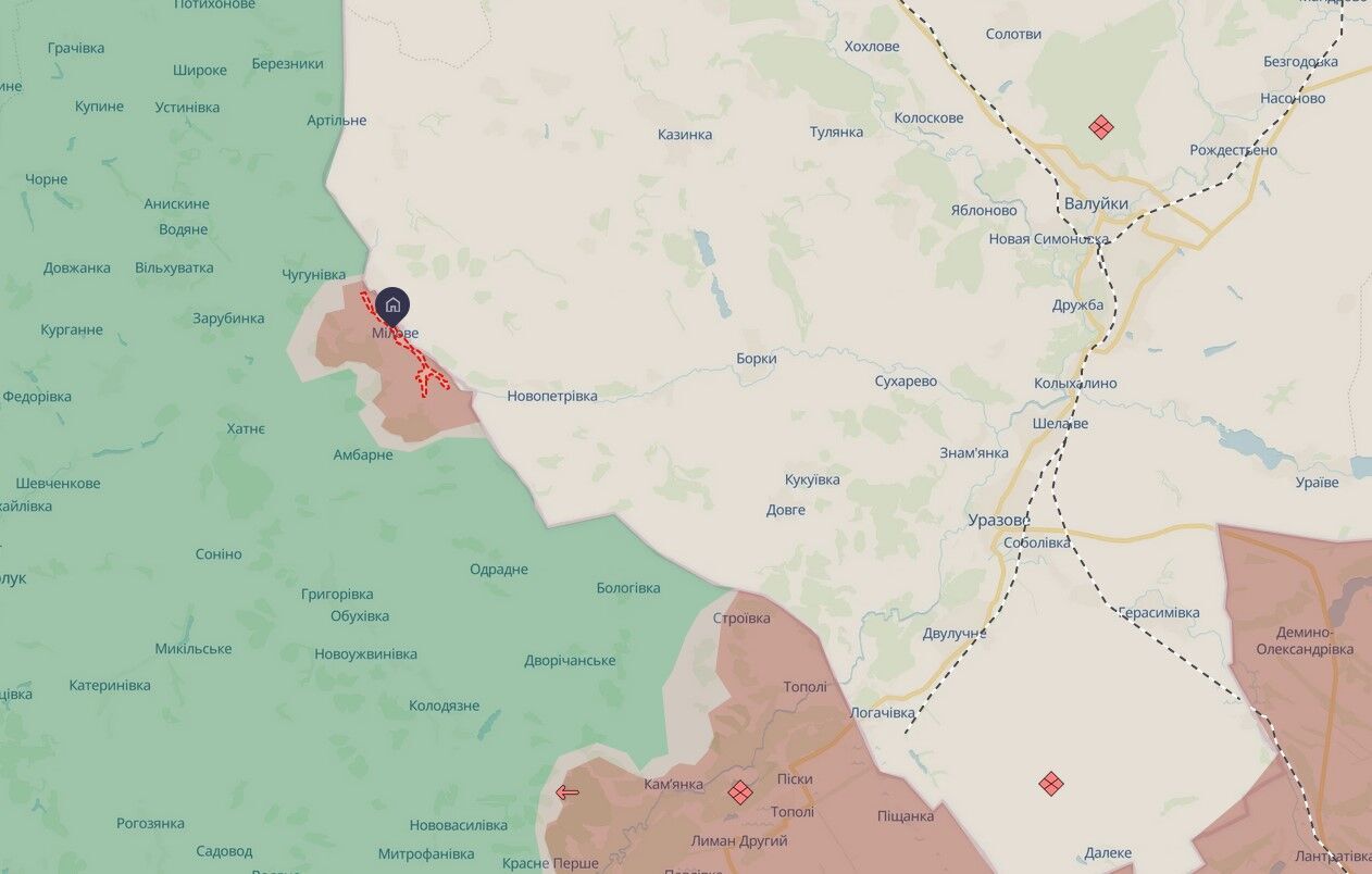 Село Мілове на Харківщині стало "сірою зоною": Синєгубов пояснив, що відбувається