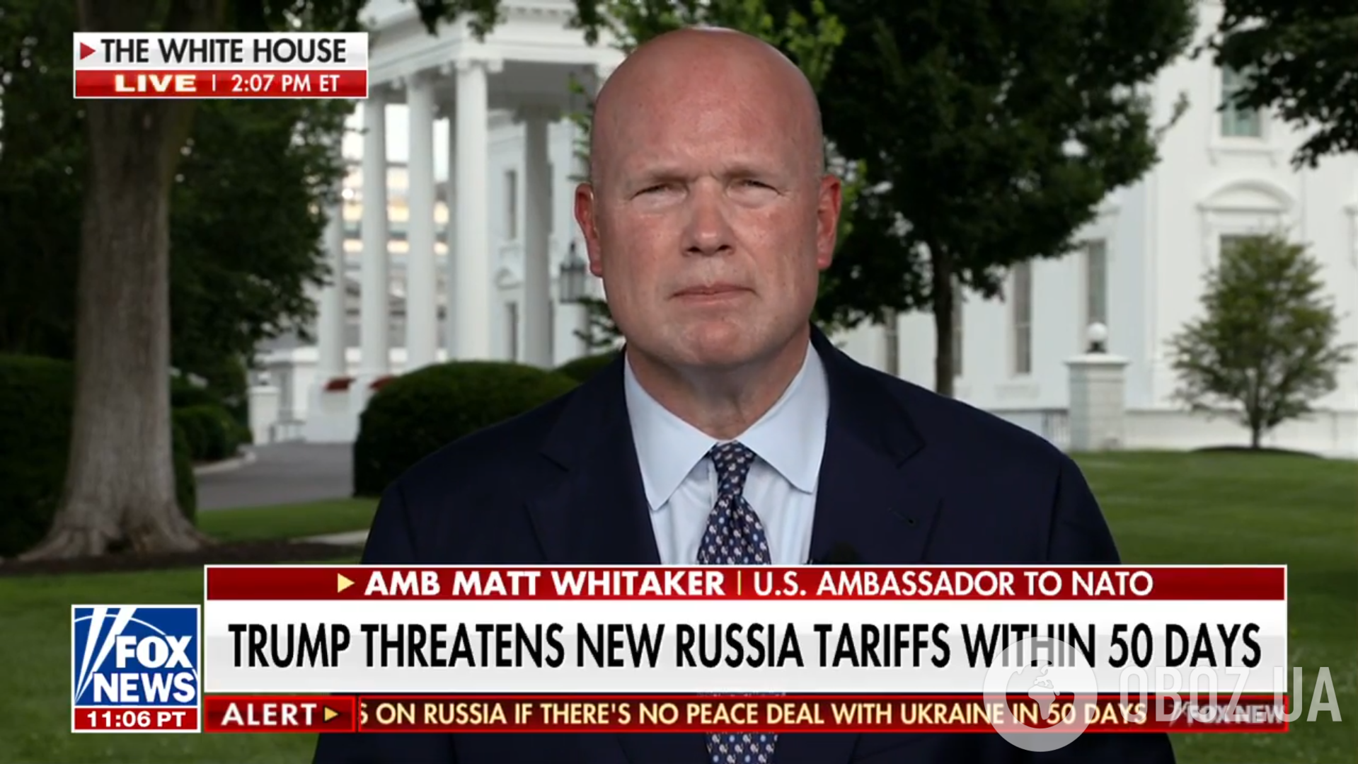 "За війну доведеться заплатити": постпред США при НАТО озвучив послання Трампа Путіну
