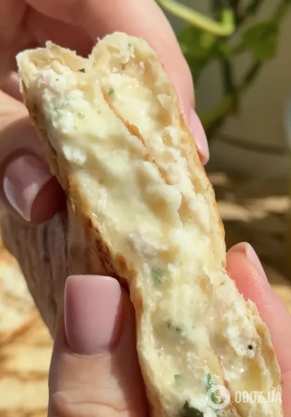 Лаваш із сиром і фаршем