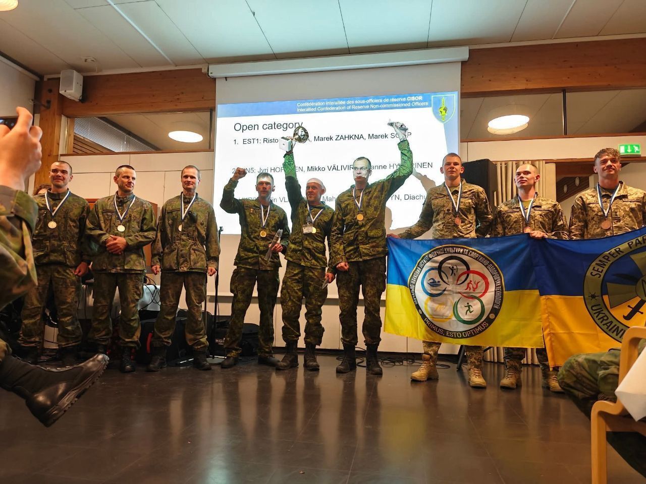 Василий Костюк помог украинской команде дебютировать на военных соревнованиях CISOR MILCOMP