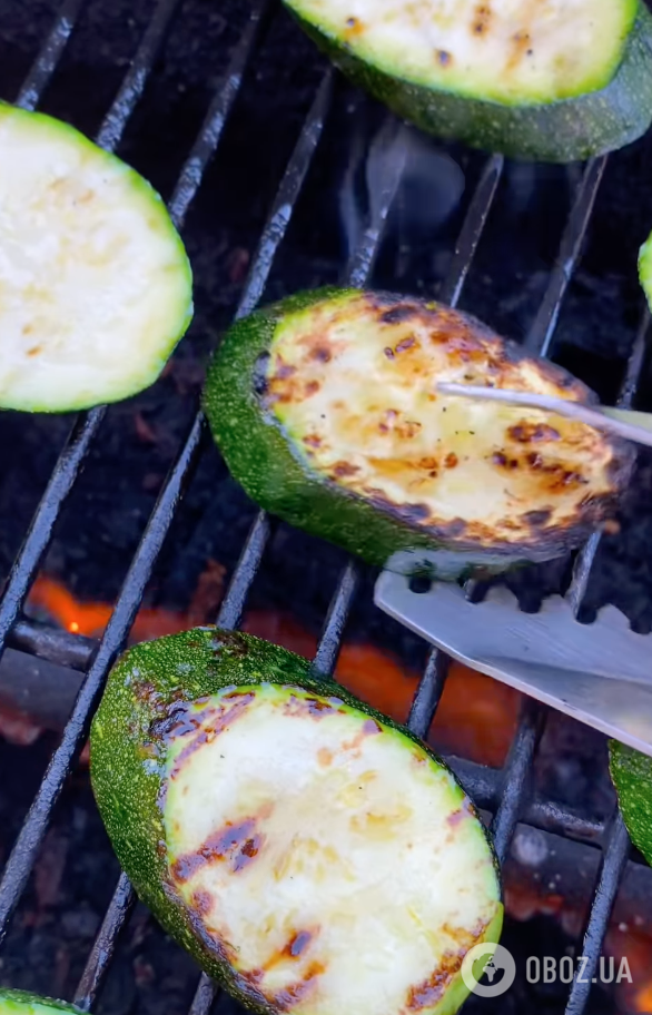 Кабачки гриль