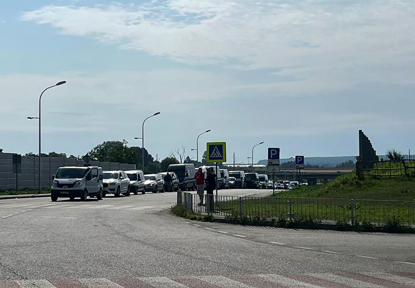 Очереди на границе Украины и Польши 18 июля 2025 года