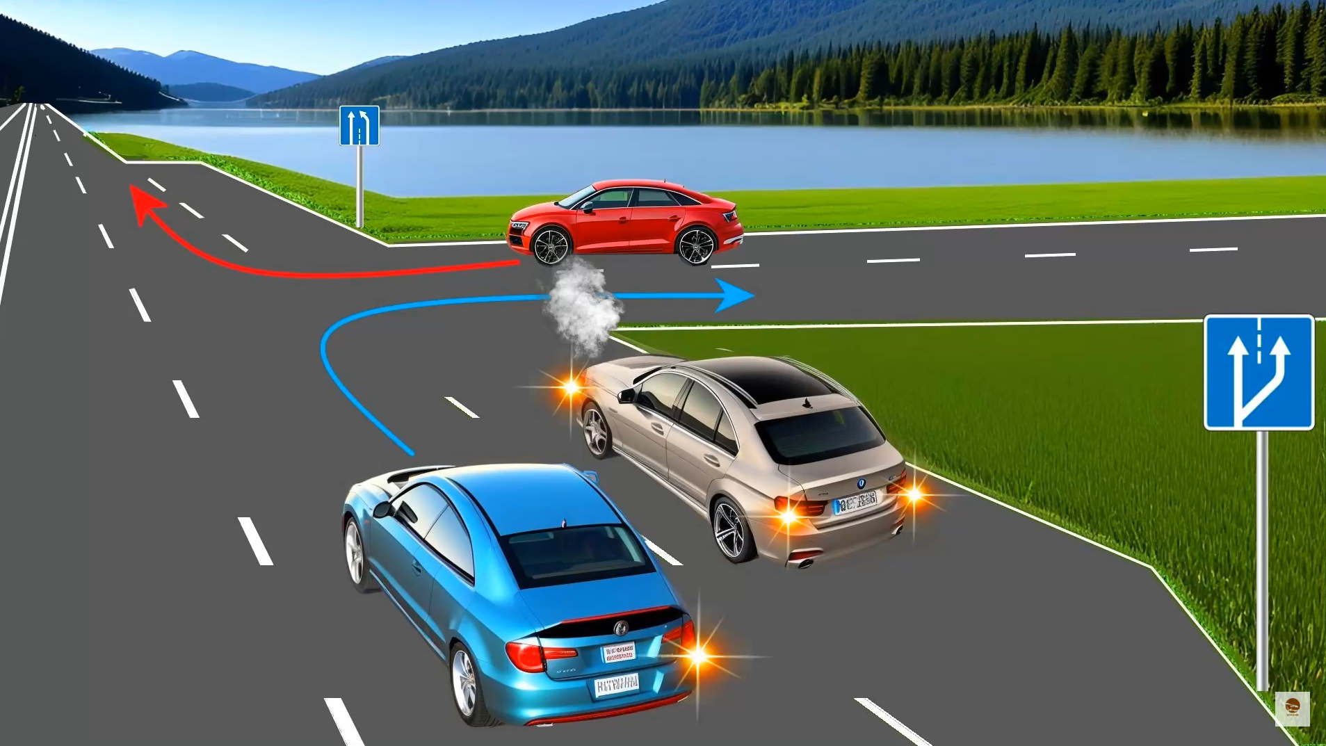 Кто нарушает правила? Непростая задача по ПДД