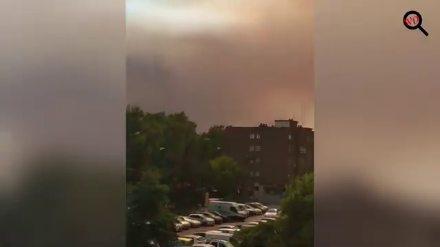 Мадрид накрыло густое облако дыма, людей просят закрыть окна и не выходить на улицу: в чем причина. Фото и видео