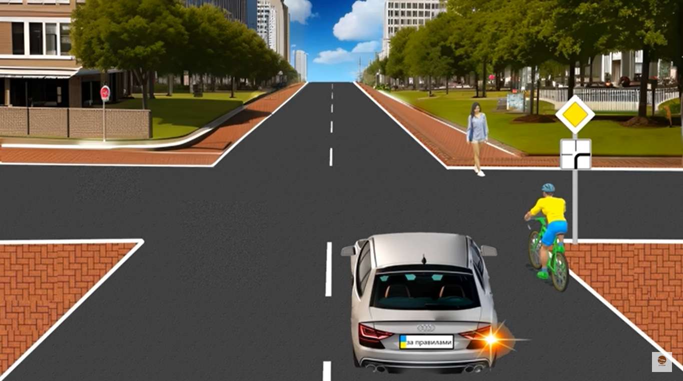 Кого надо пропустить? Задание для водителей