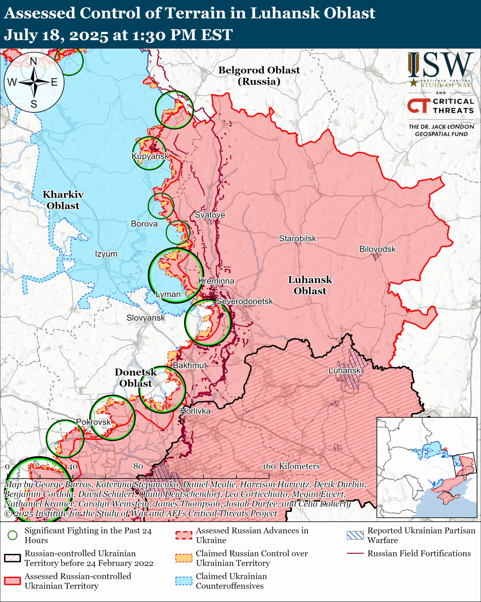 ЗСУ просунулися на Новопавлівському напрямку, РФ наступає на Сумщині і під Покровськом: карти ISW